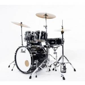 PEARL EXX725SBR BATTERIA ACUSTICA 5 PEZZI CON HARDWARE E PIATTI SABIAN NERA  EXX-725-SBR - Batterie acustiche - Batterie / Percussioni / Strumenti  didattici e etnici