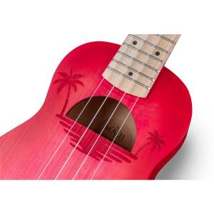 Ukulele soprano SOUNDSATION ETCHED S-RD